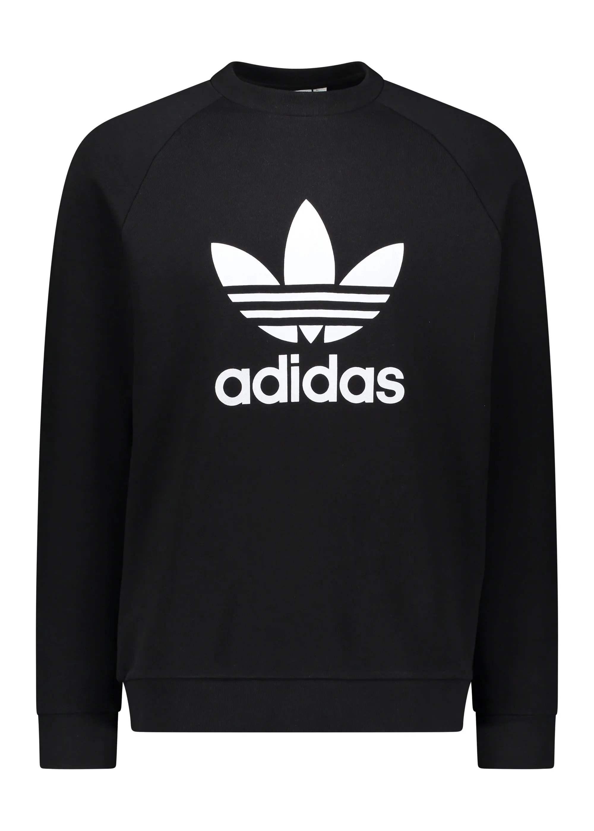 Adidas Originals Apparel Trefoil Crewneck Sweater - Black