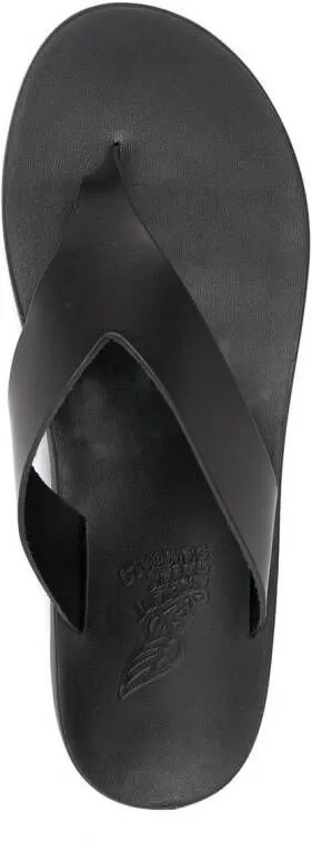 Ancient Greek Sandals Charys Comfort leather flip-flops Black