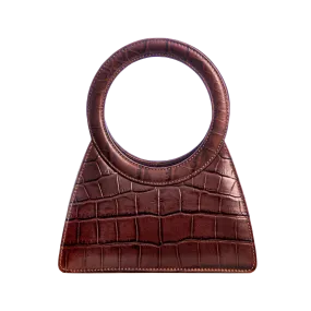 Aseela - Brown - Circular Top Handle