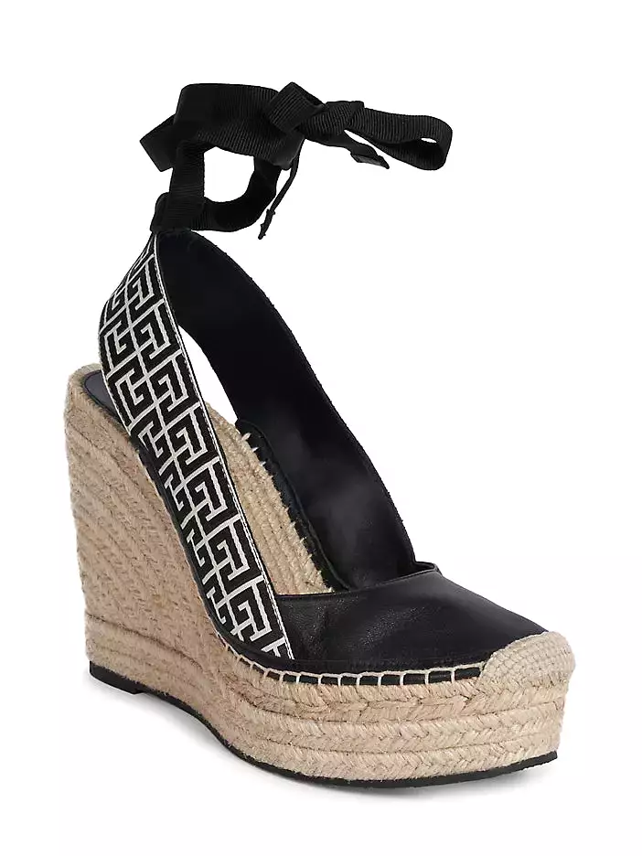 Balmain Alex Espadrille Wedge