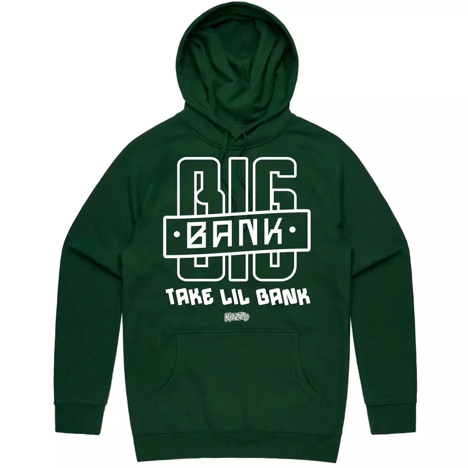 BIG BANK : Hunter Green Sneaker Hoodie