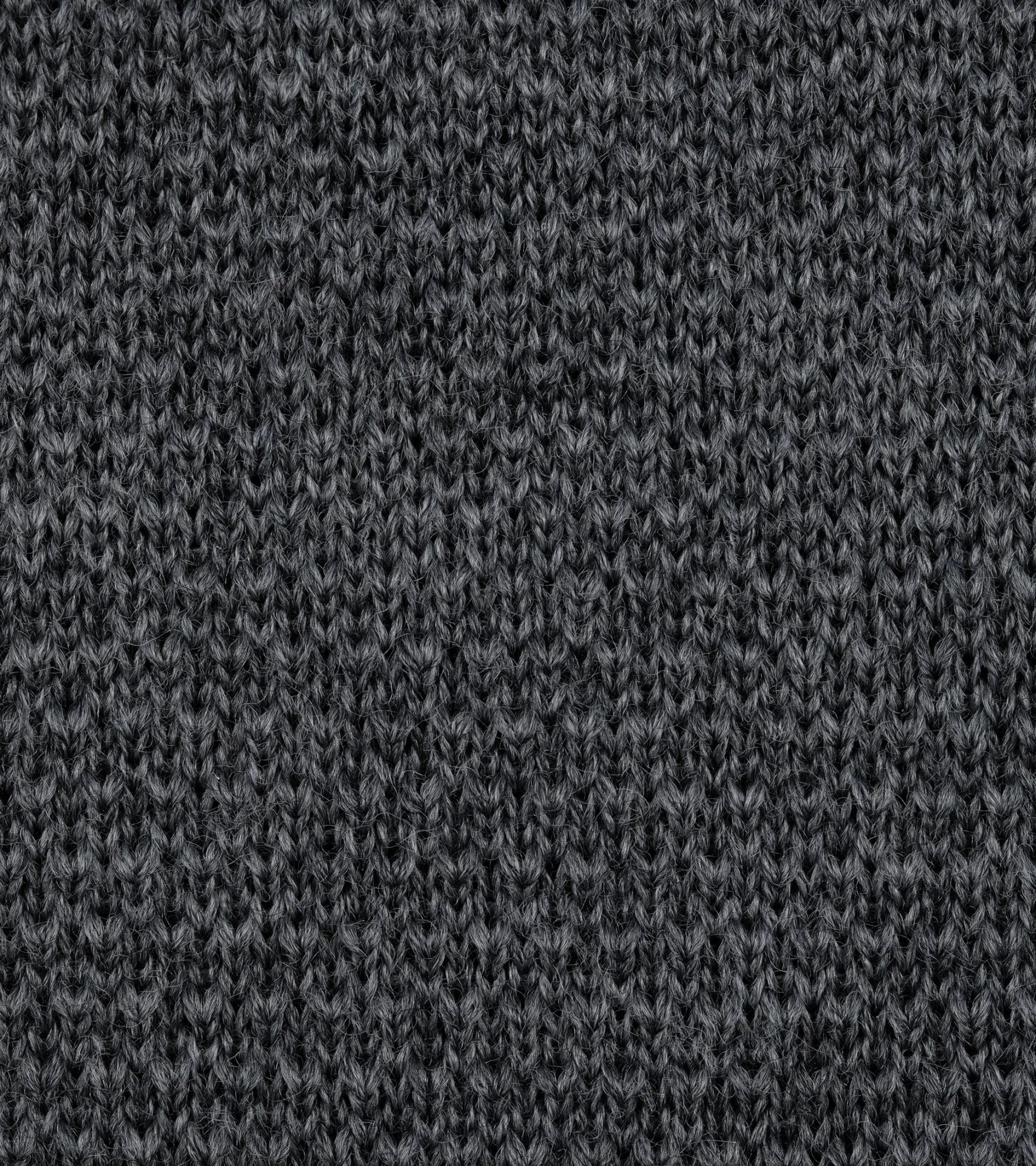 Bigi Wool Knit Tie: Grey