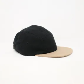 Black & Beige 5-Panel Wool