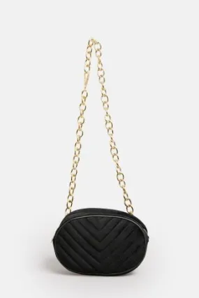 Black Chain Strap Camera Bag