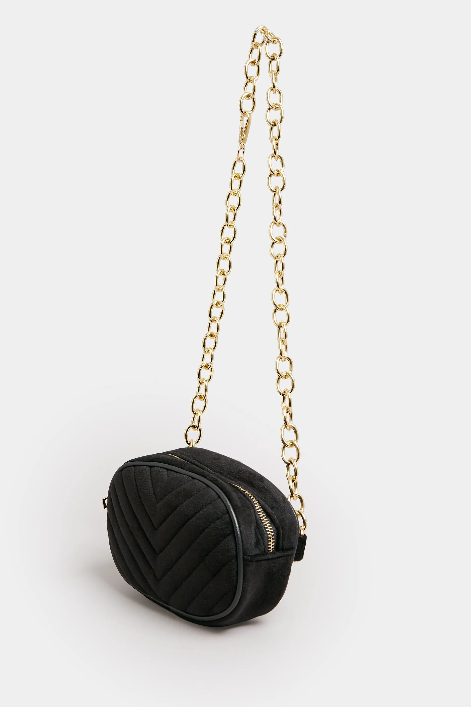 Black Chain Strap Camera Bag