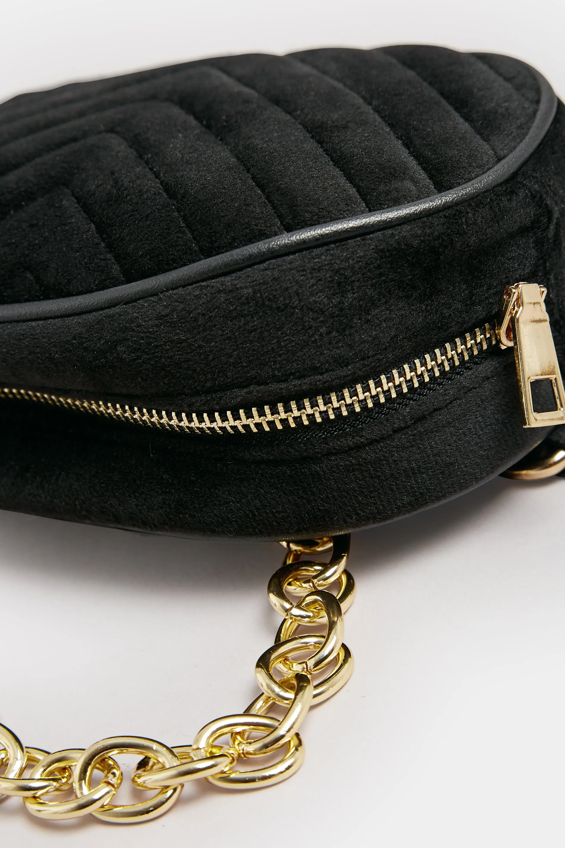 Black Chain Strap Camera Bag