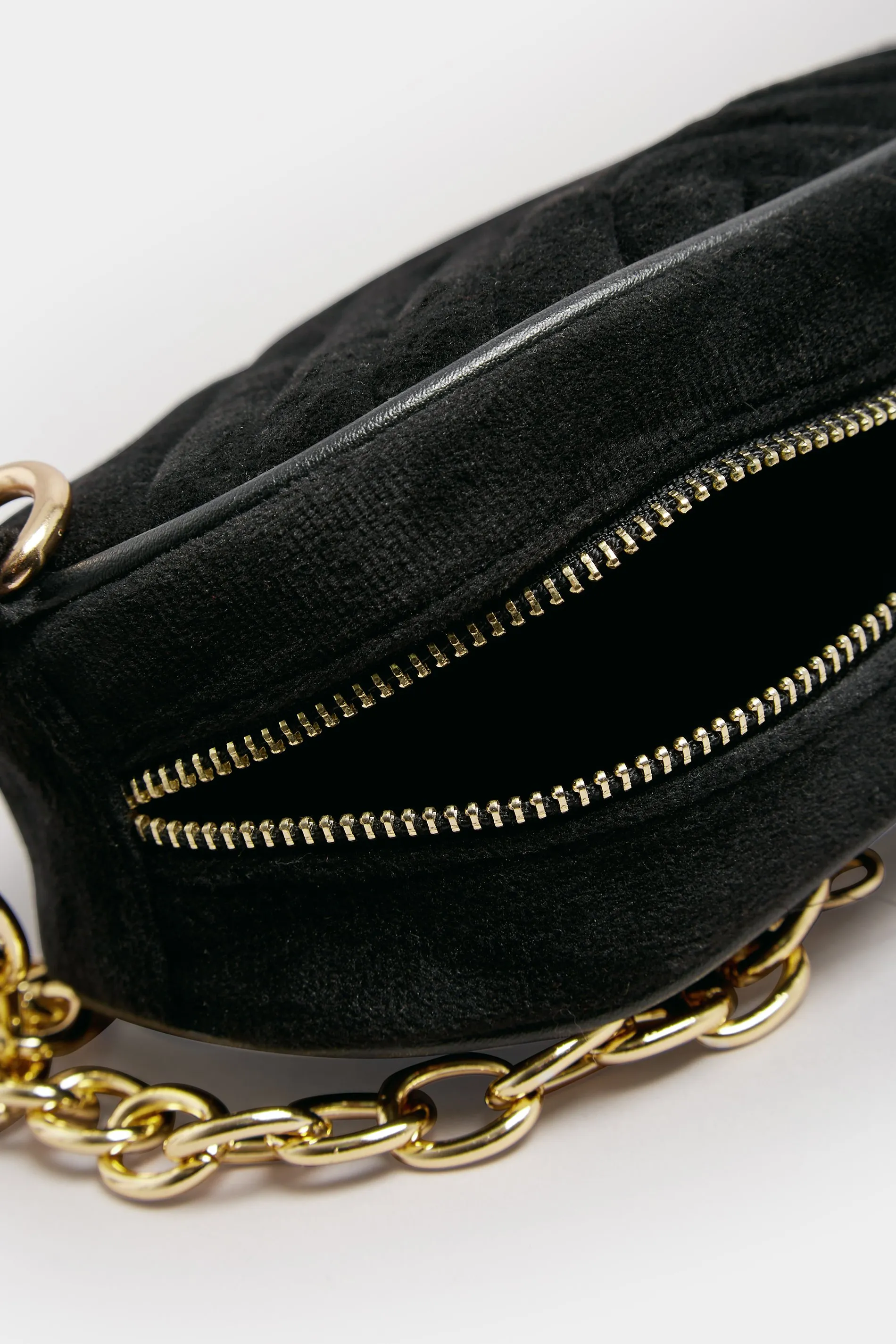 Black Chain Strap Camera Bag