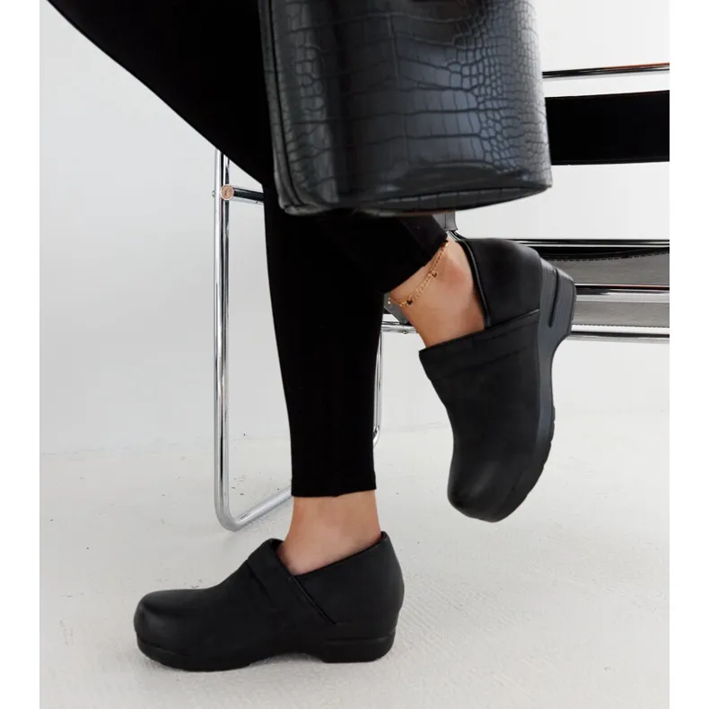 Black Montoro platform shoes