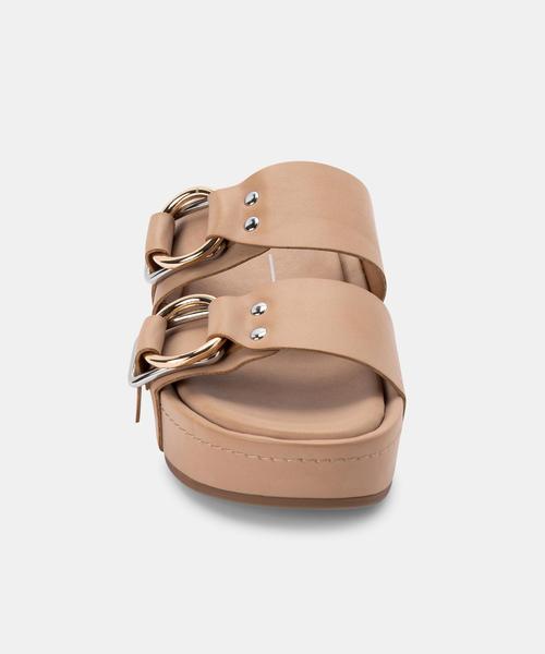 Blush leather Cici sandal