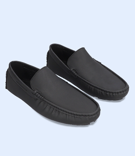 BM5220-BLACK-Men Driving Moccasins