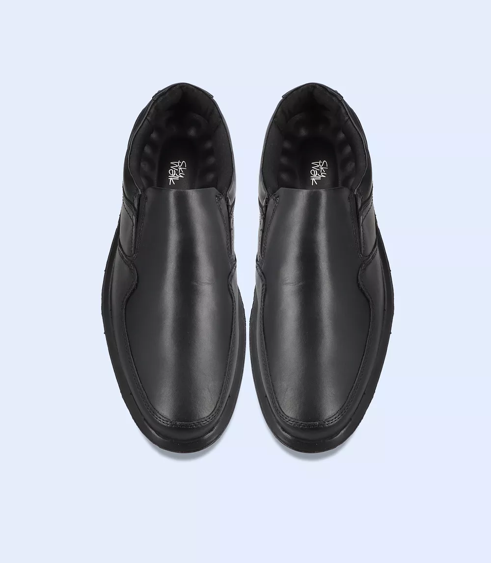 BM5229-BLACK-Men Comfort Life Style Shoes