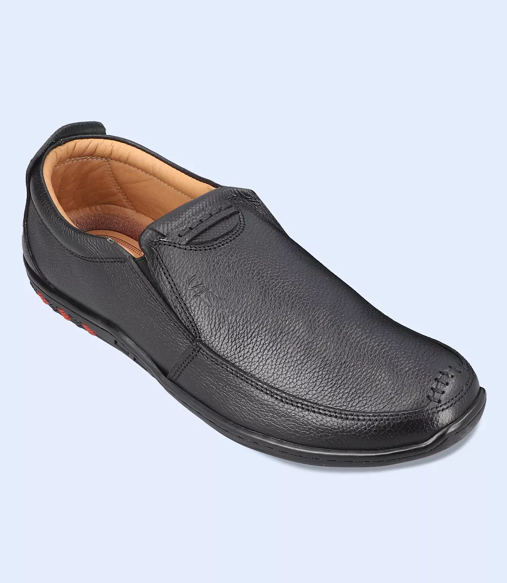 BM5278-BLACK-Men Comfort Life Style Shoes