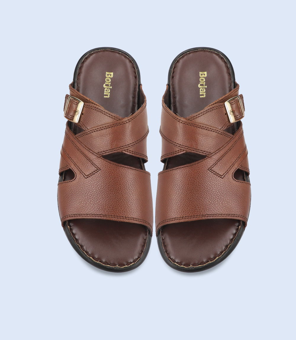 BM5485-TAN-Men Slipper