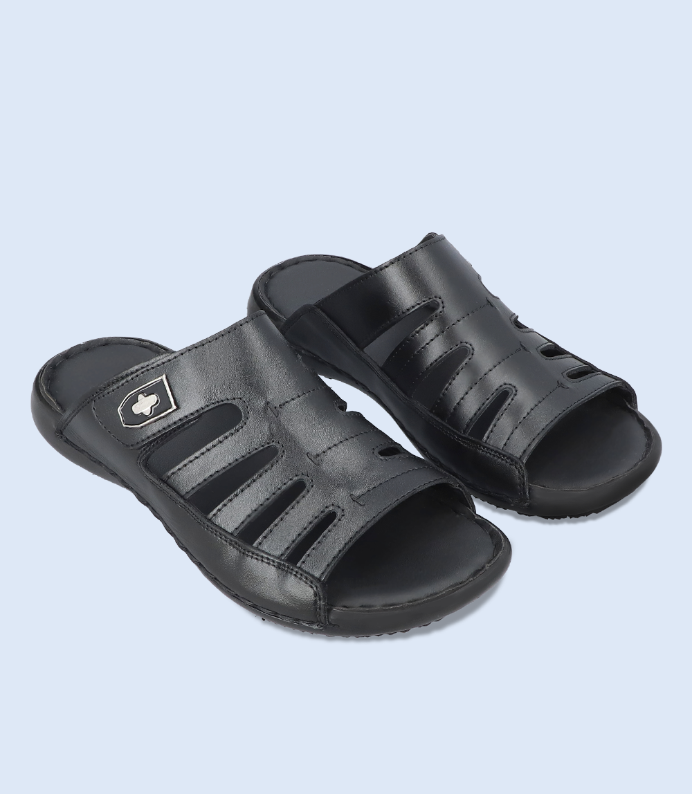 BM5667-BLACK-Men Slipper