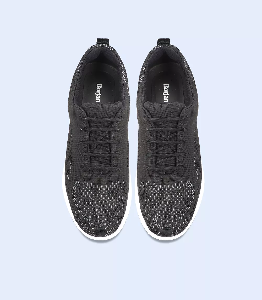 BM5823-BLACK/GREY-Men Sport Shoes