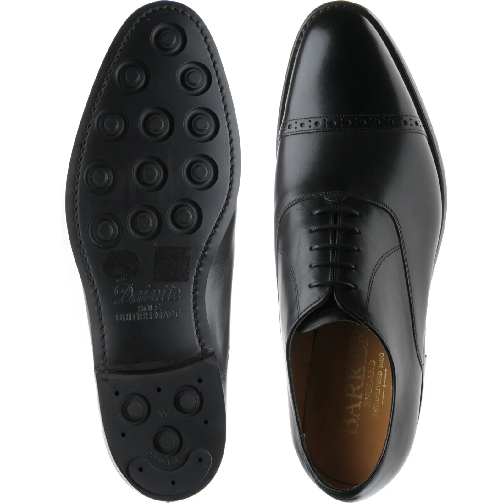 Burford rubber-soled semi-brogues