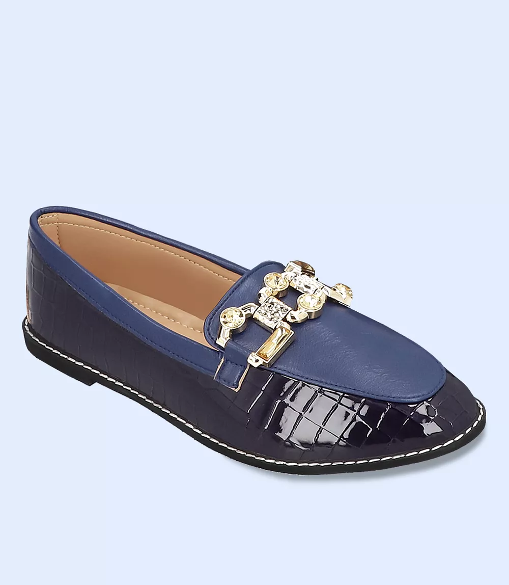 BW6226-NAVY-Women Casual Shoes