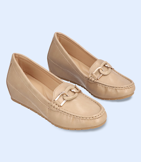 BW8300-KHAKI-Women Comfort Moccasins