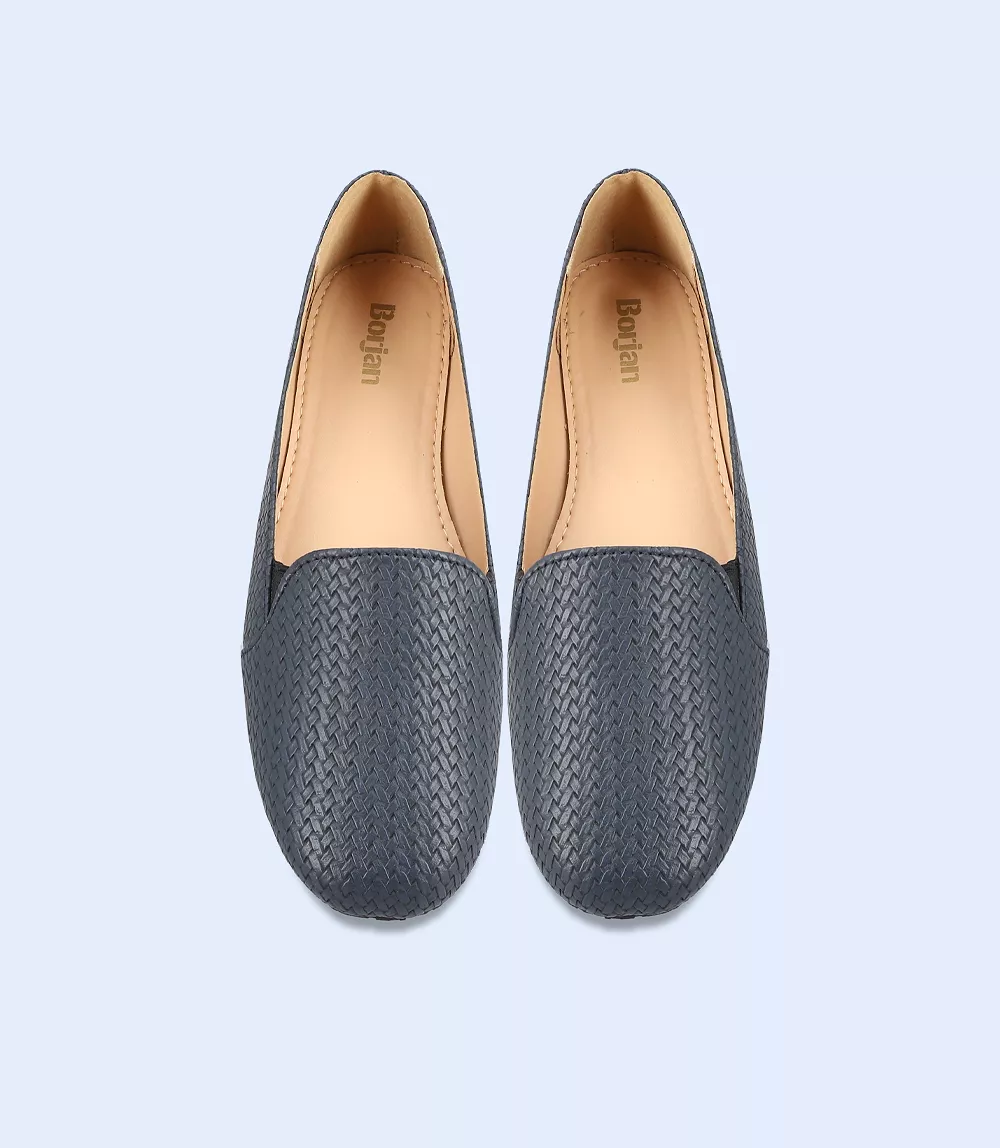 BW8306-NAVY-Women Casual Pumps