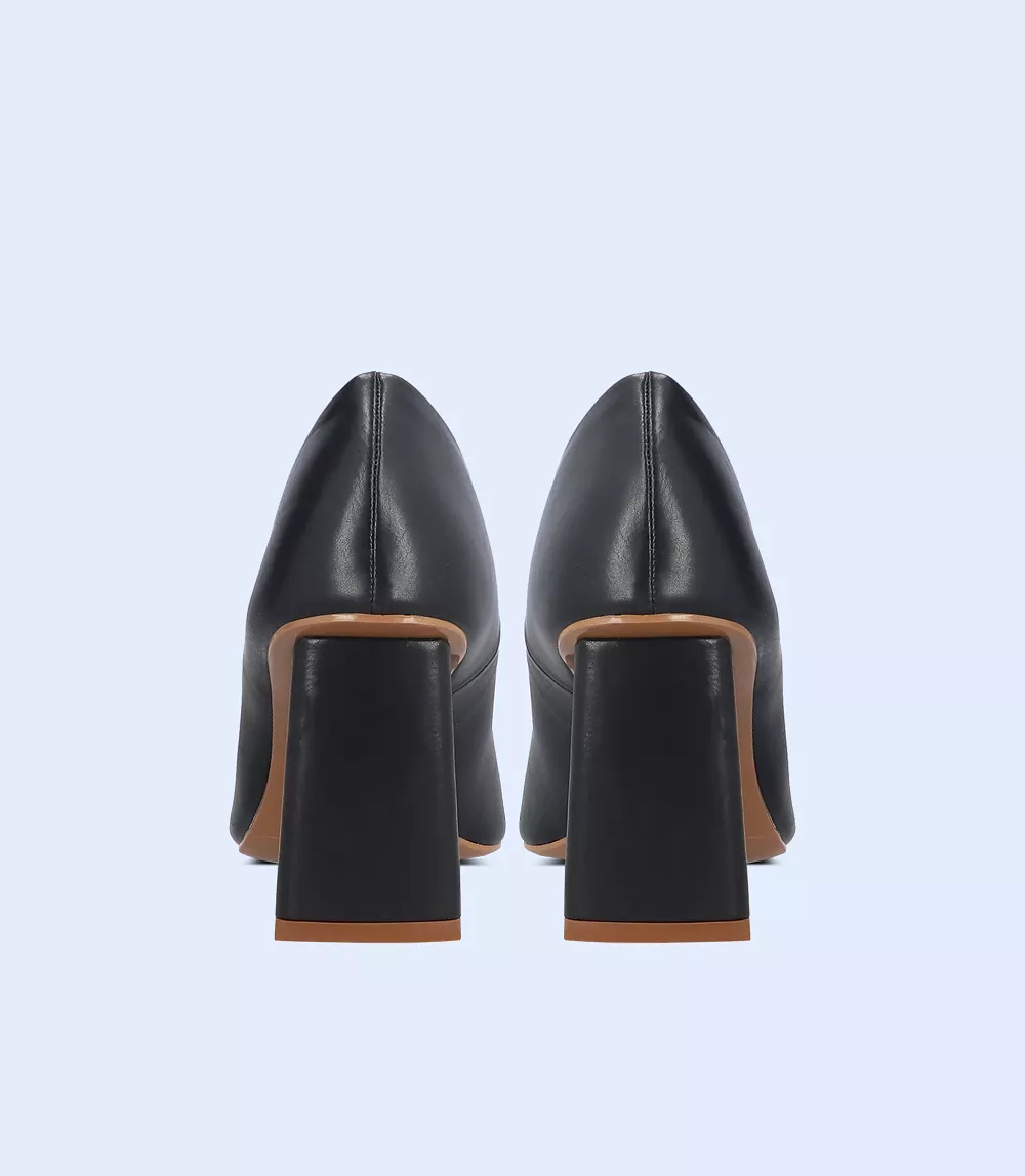 BW8613-BLACK-Women Casual Court Shoes