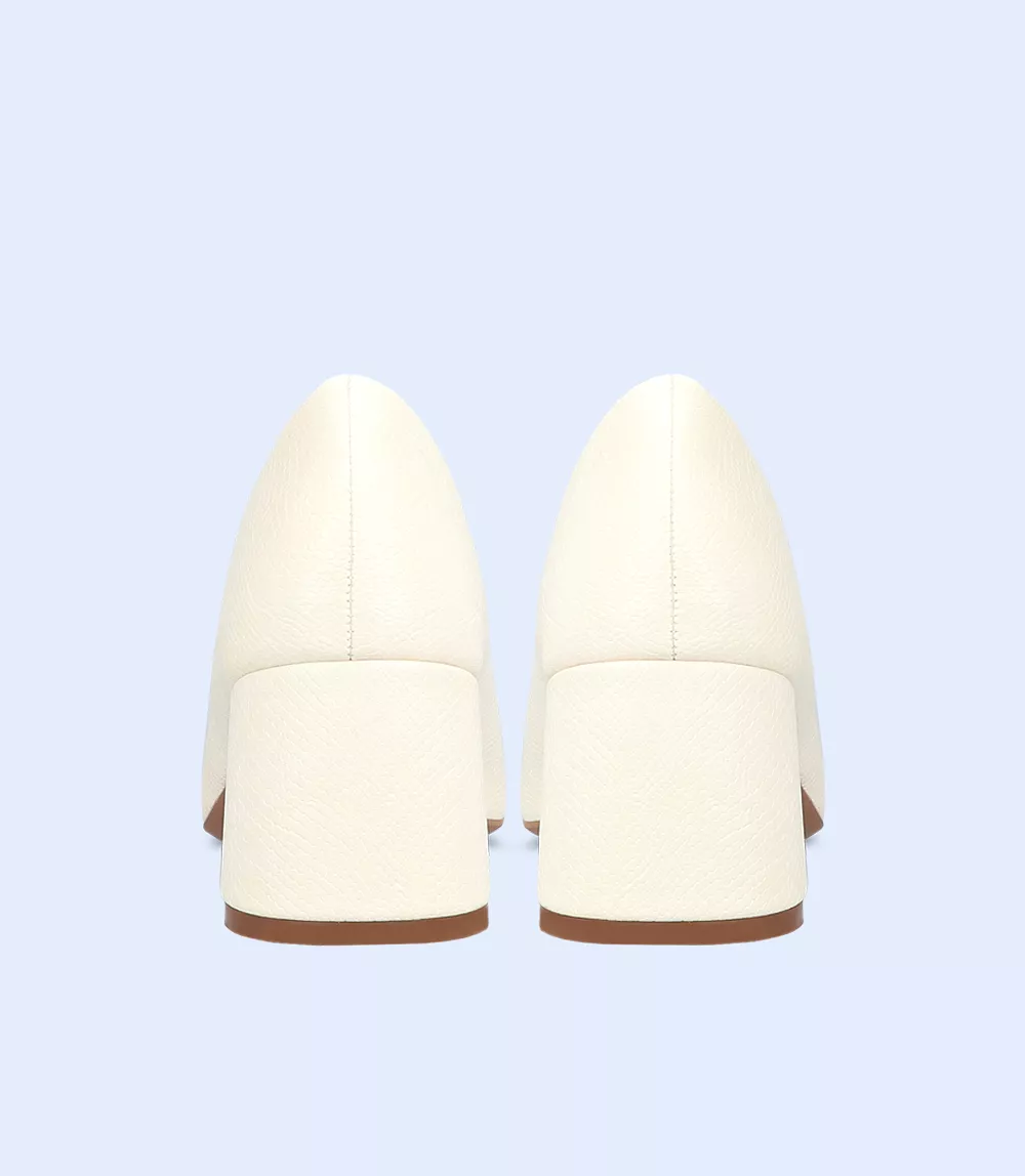 BW8619-IVORY-Women Casual Court Shoes