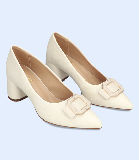 BW8619-IVORY-Women Casual Court Shoes