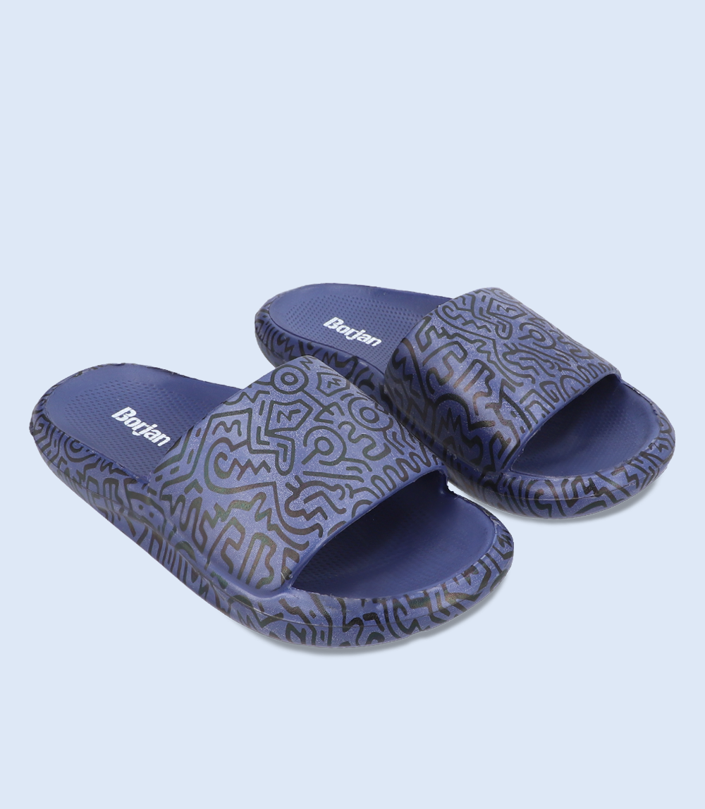 BW8911-NAVY-Women Sliders