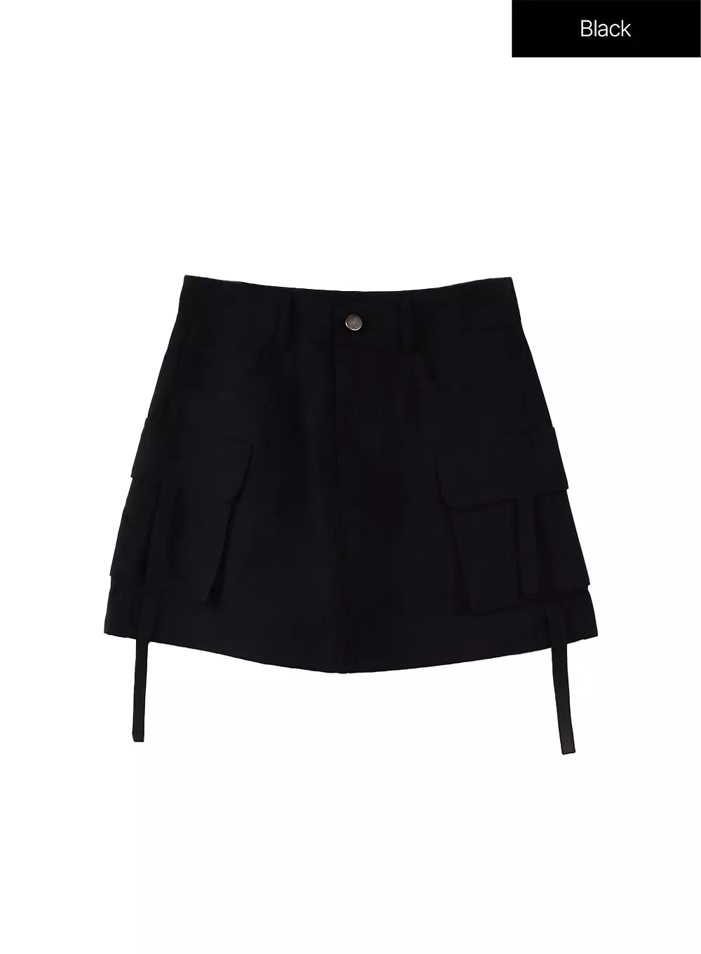 Cargo Pocket Strap Mini Skirt OF408