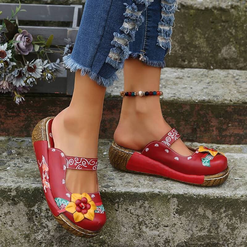 Casual Print Platform Sandals