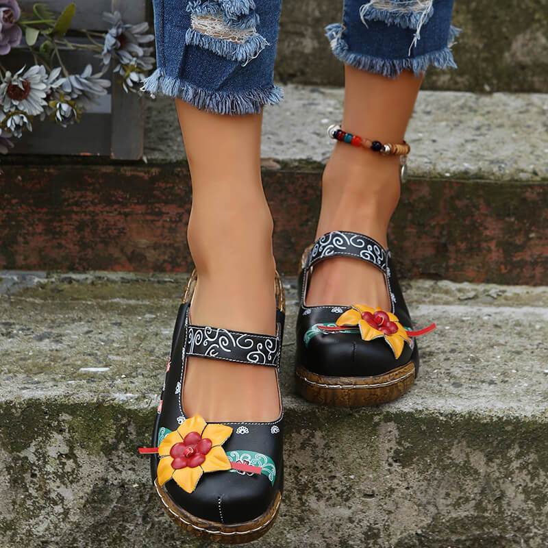 Casual Print Platform Sandals