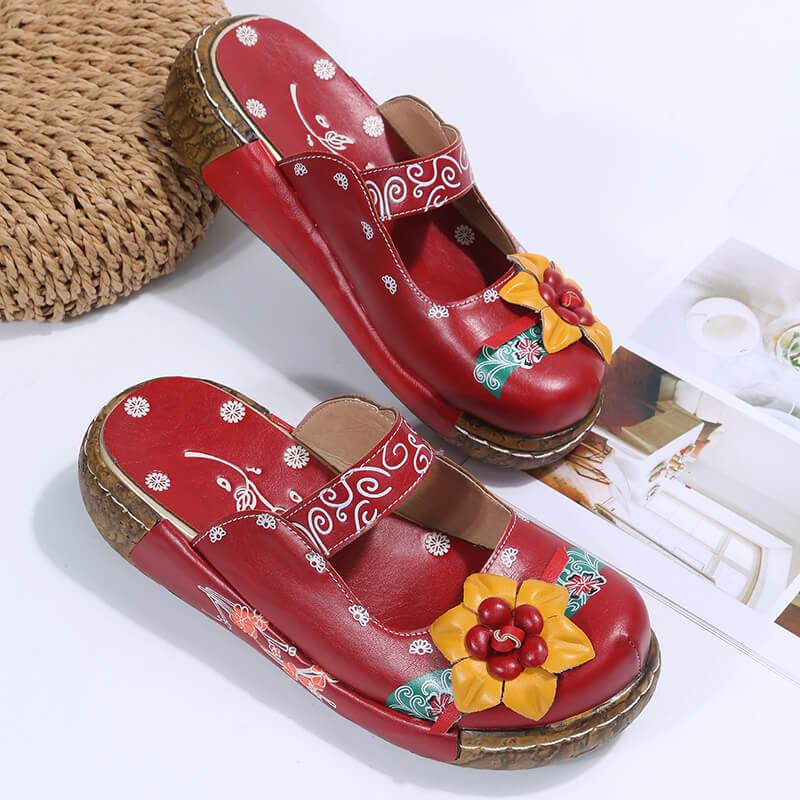 Casual Print Platform Sandals