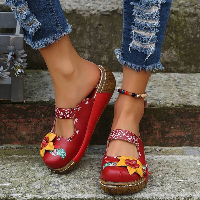 Casual Print Platform Sandals