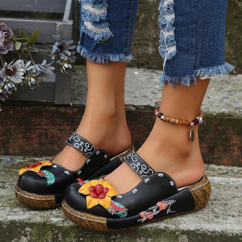 Casual Print Platform Sandals