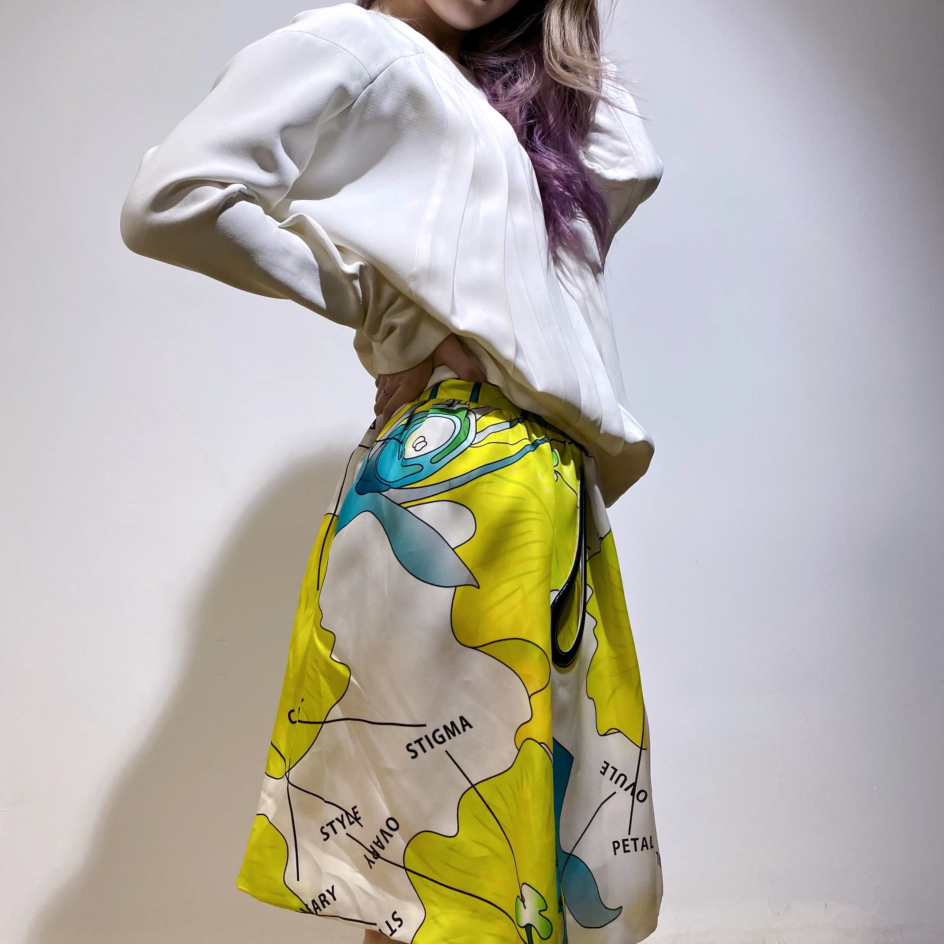 Christopher Kane map skirt