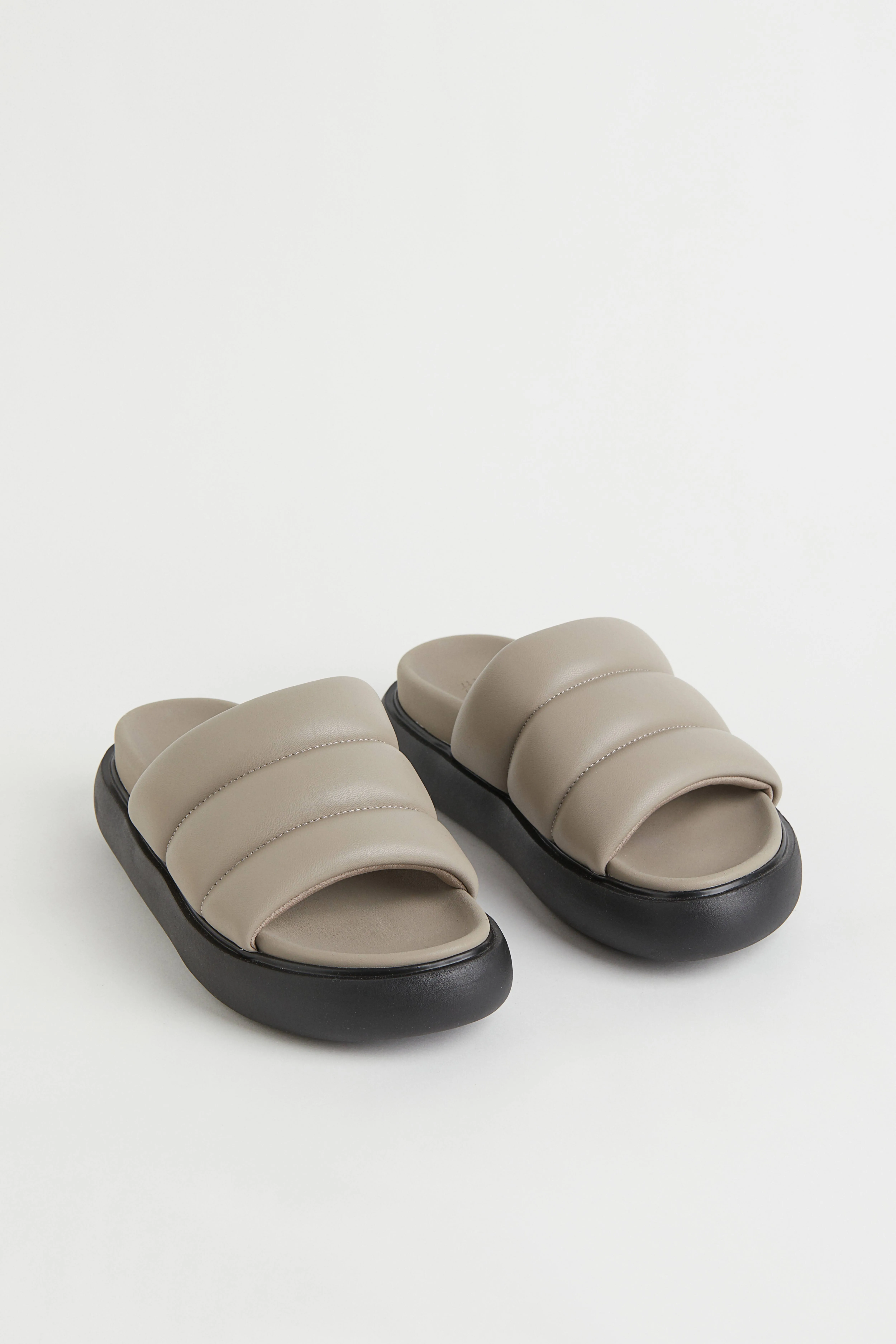 Chunky mules - Greige - Ladies | H&M GB