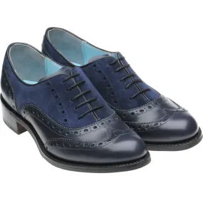 Claire ladies two-tone brogues