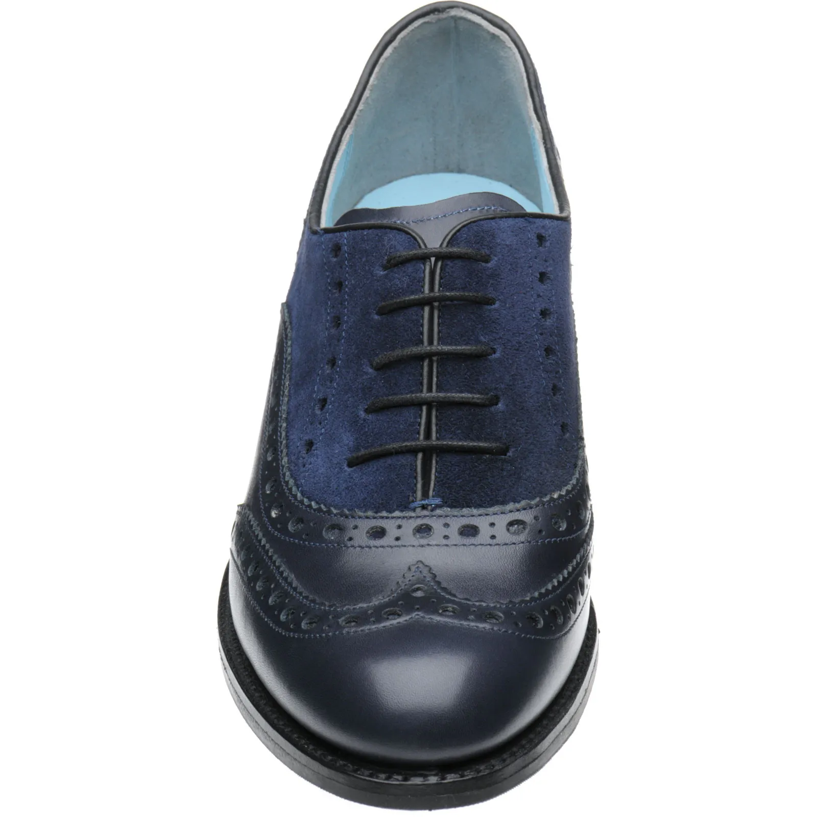 Claire ladies two-tone brogues