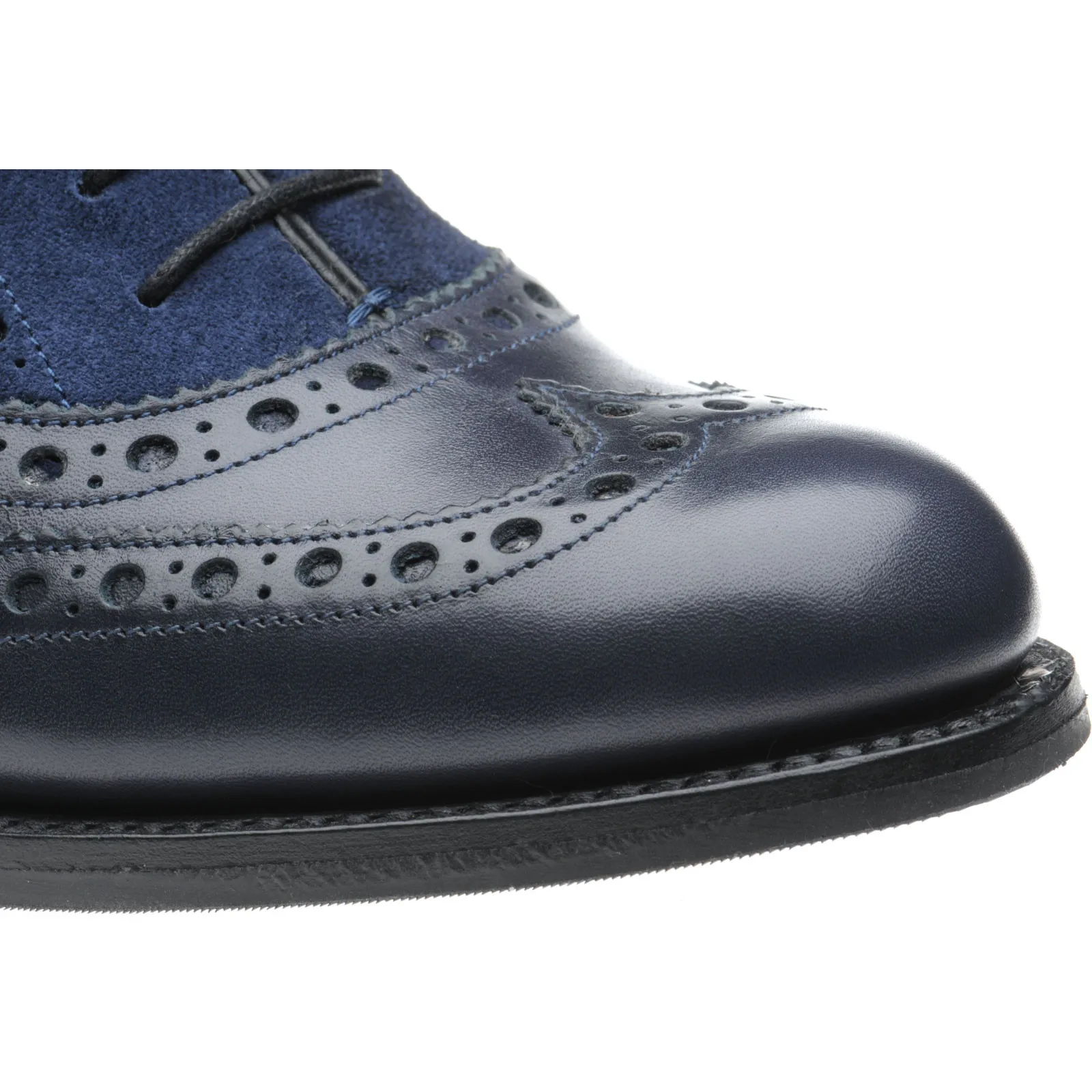 Claire ladies two-tone brogues