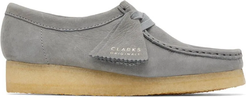 Clarks Originals Gray Wallabee Oxfords