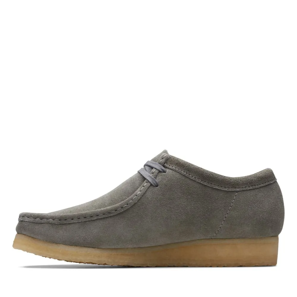 Clarks Originals Wallabee Low Men's Gray Suede Oxfords 26170535