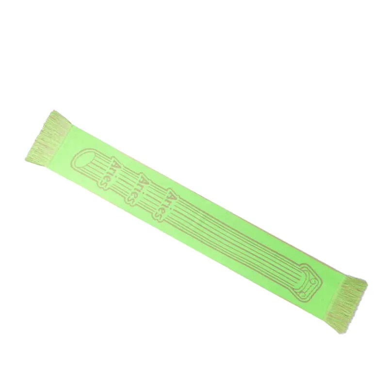 Column Scarf - Fluoro Green