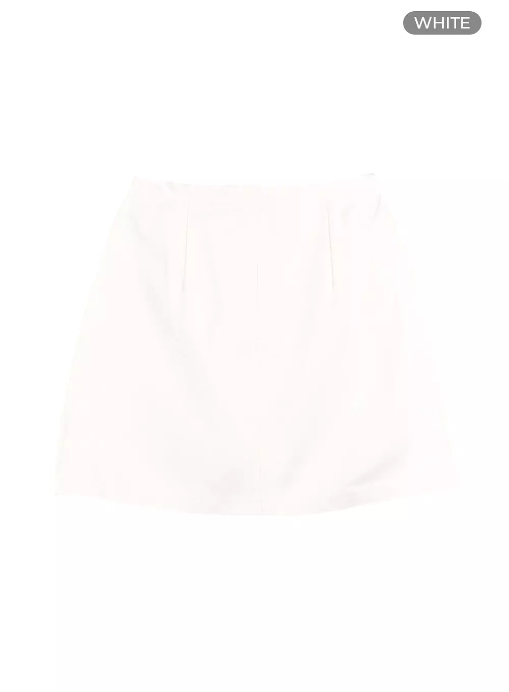 Cotton Solid Mini Skirt OM429