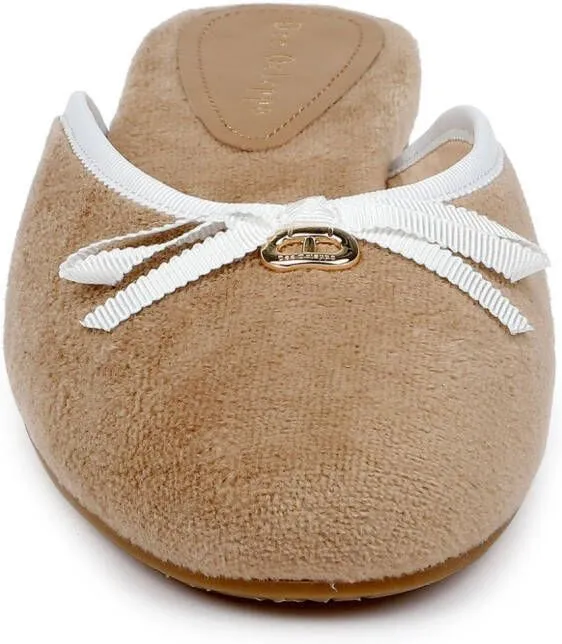 Dee Ocleppo Athens terry-cloth mules Neutrals