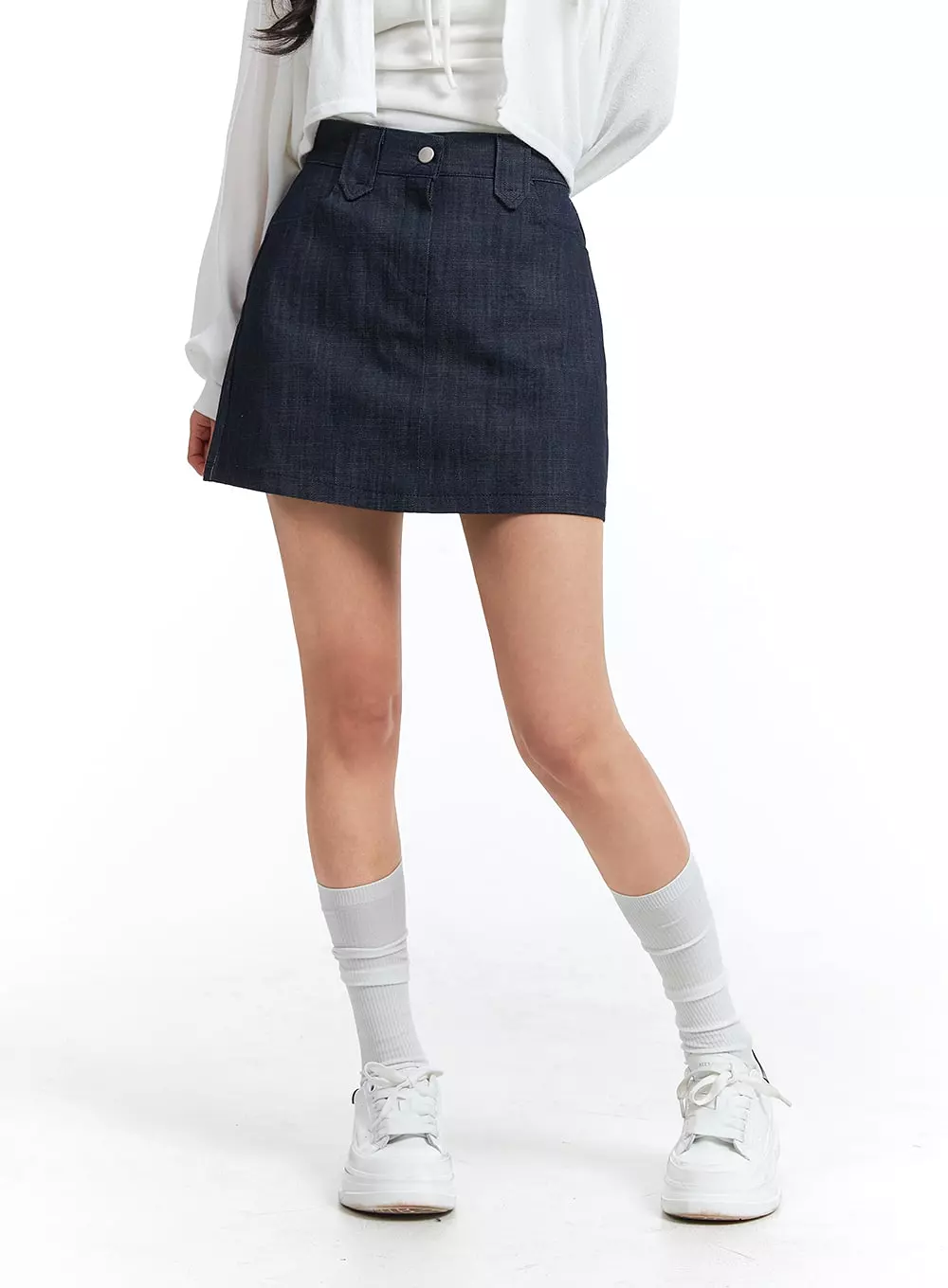 Denim Mini Skirt OJ426