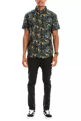 Digital Print Hawaiian Short Sleeve Shirt