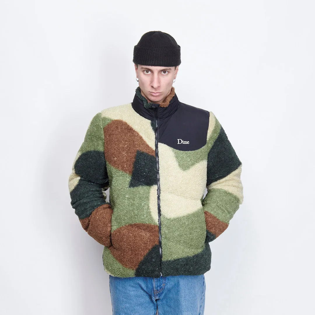 Dime Mtl - Sherpa Puffer Jacket (Camo)