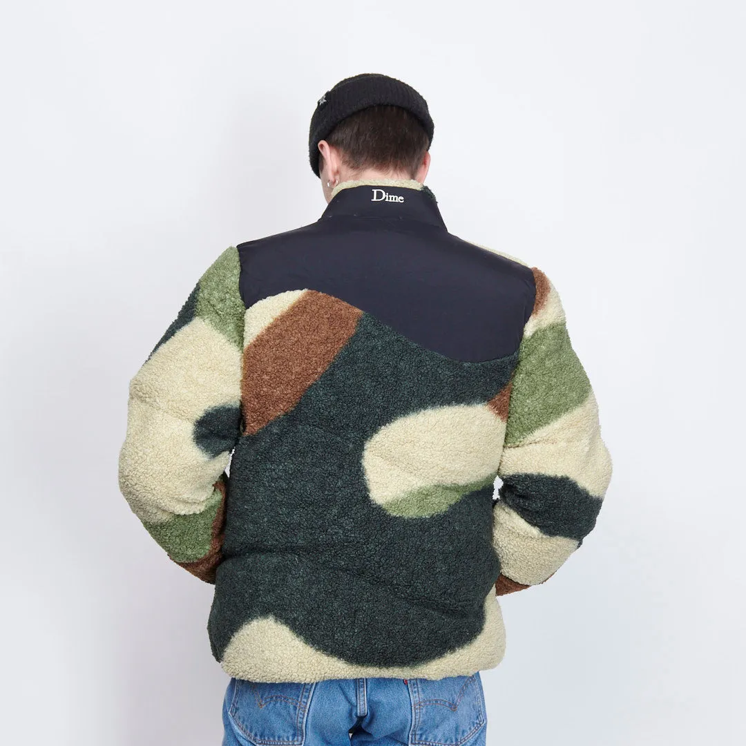 Dime Mtl - Sherpa Puffer Jacket (Camo)