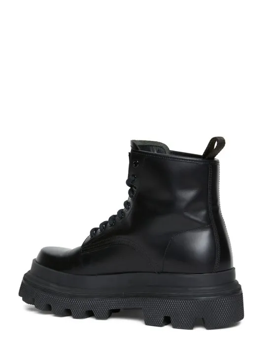 Dolce&Gabbana   Leather combat boots 