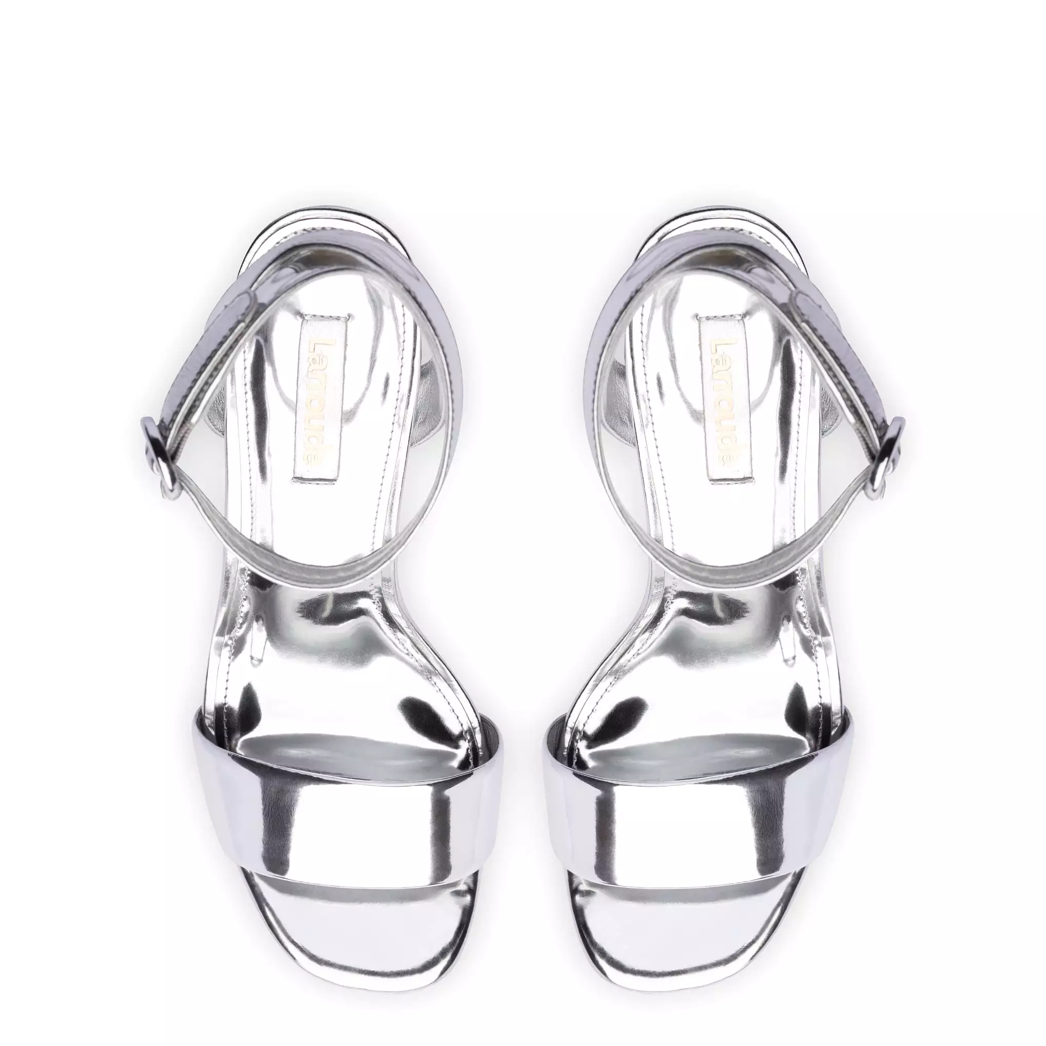 Dolly Sandal In Silver Specchio