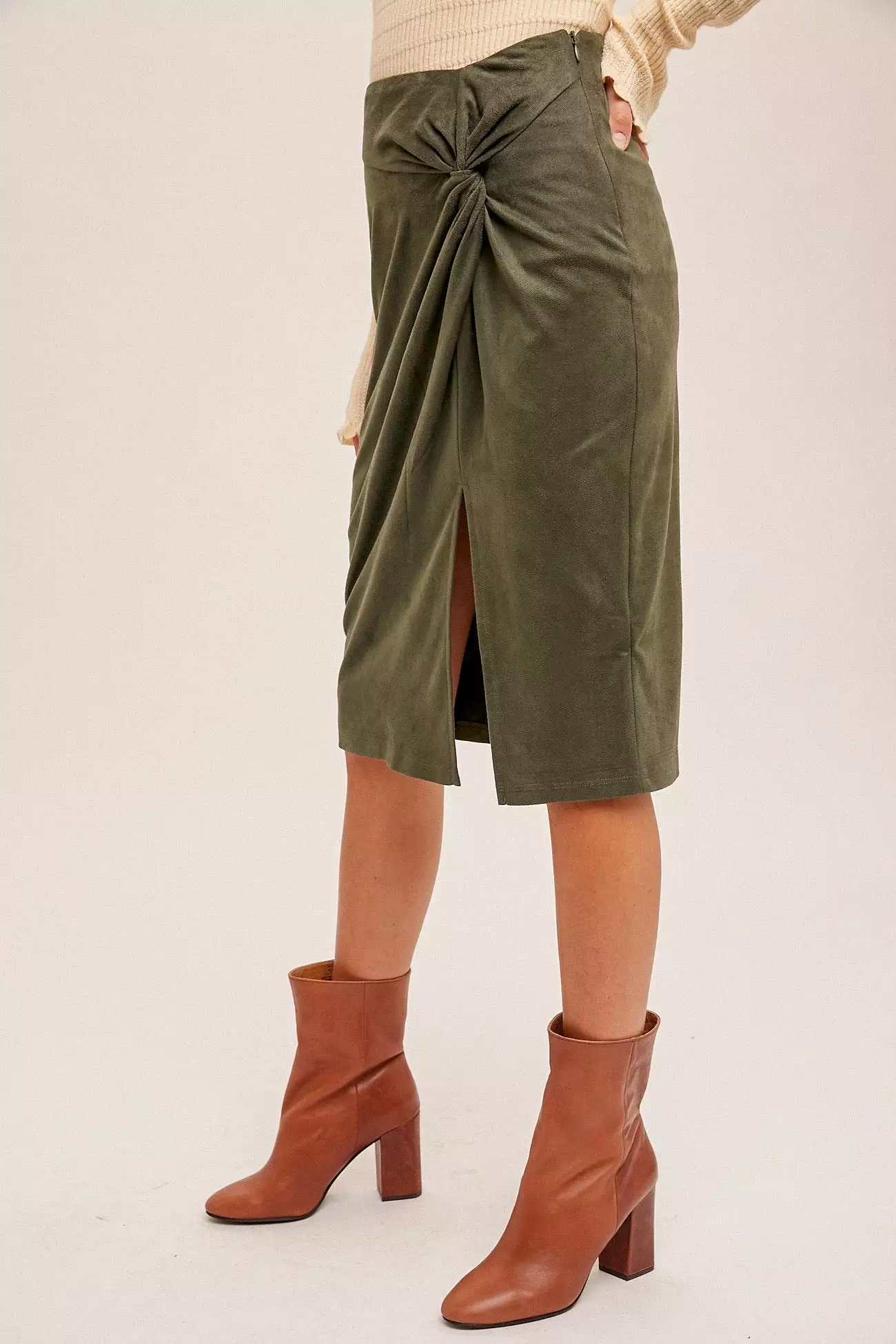 Don’t Get it Twisted Fall Midi Skirt